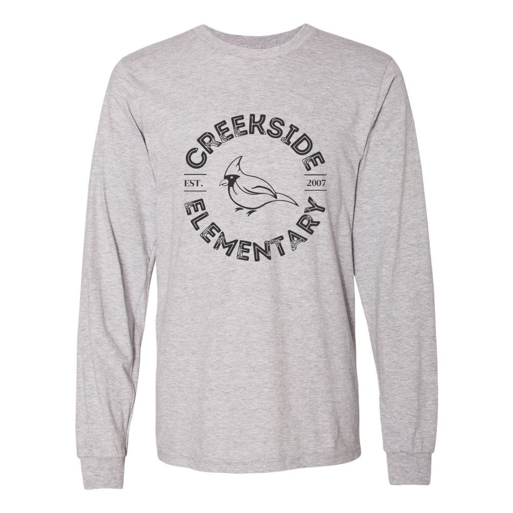 Creekside | Long-Sleeve Cotton Tee | Circle Design