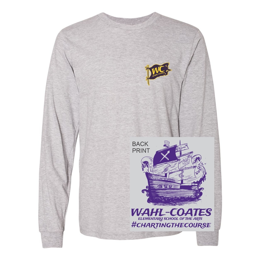 Wahl-Coates | Front/Back Charting the Course | Long-Sleeve Tee | Multiple Colors
