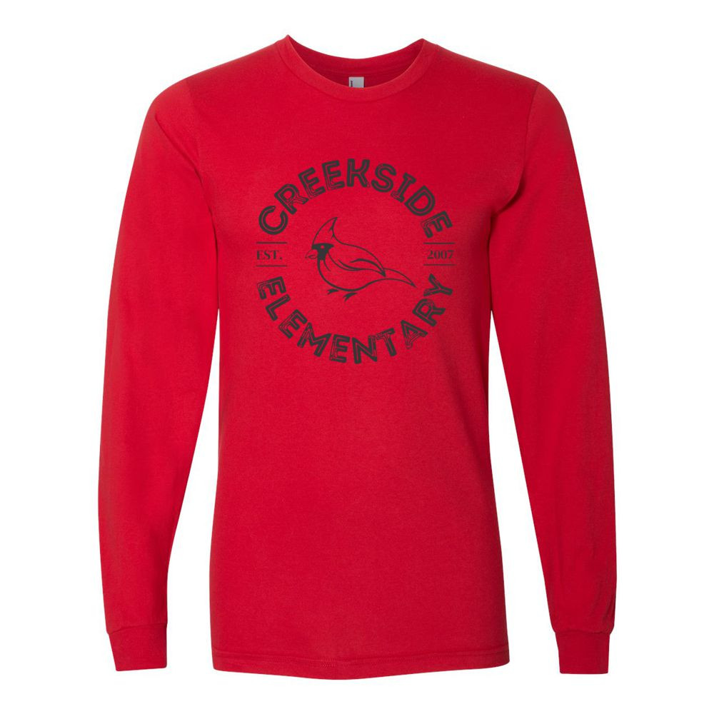 Creekside | Long-Sleeve Cotton Tee | Circle Design