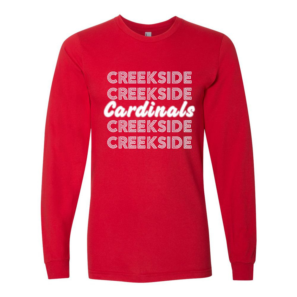 Creekside | Long-Sleeve Cotton Tee | Stack Design