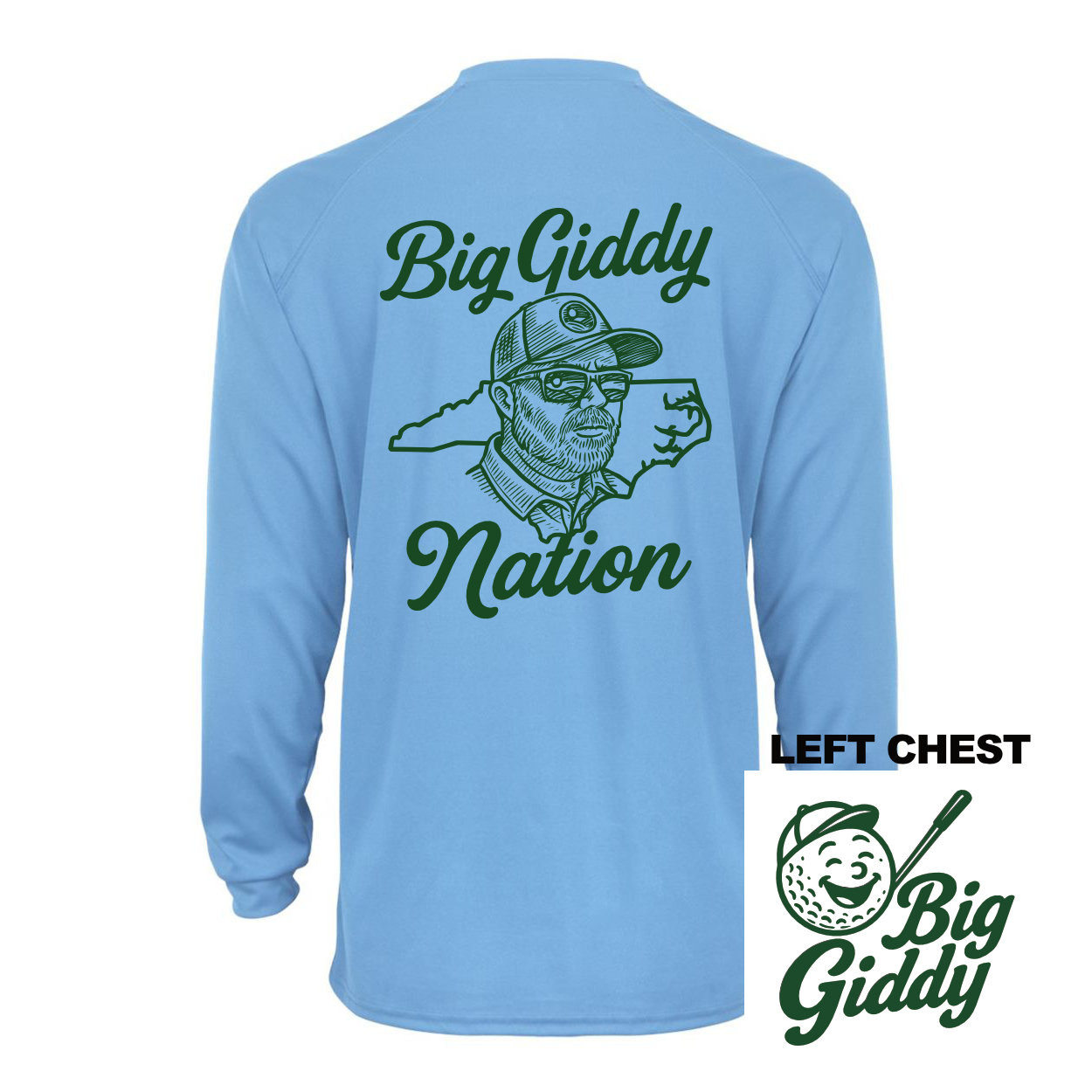 Big Giddy | Long-Sleeve Performance Tee
