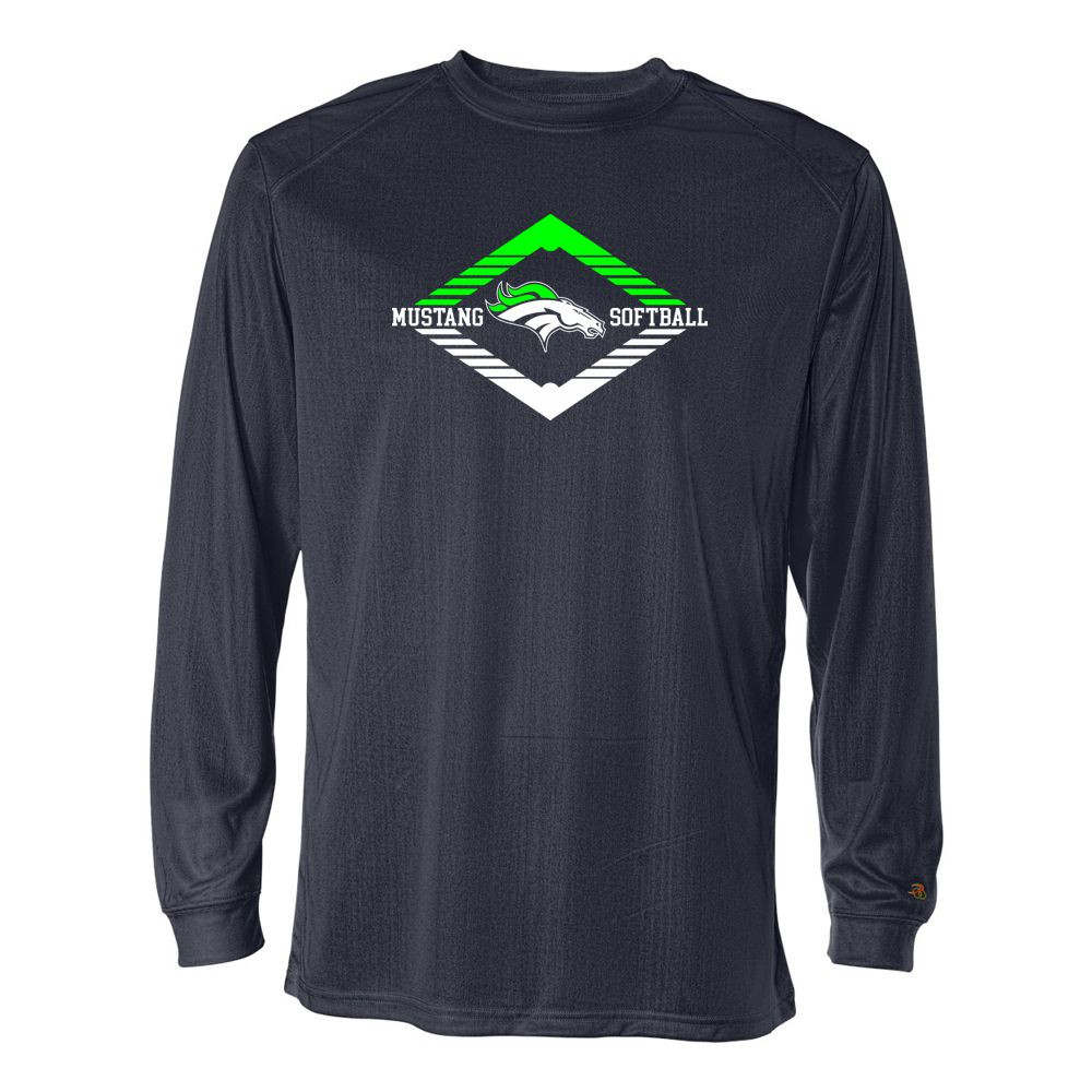 Hope Softball | Long-Sleeve Performance Tee | Navy