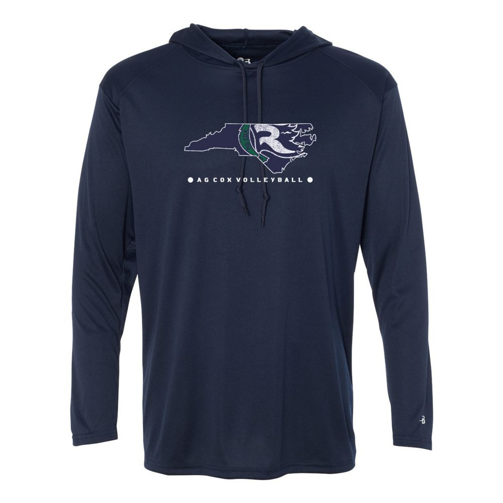 AG Cox Volleyball | Hooded Performance T-Shirt 