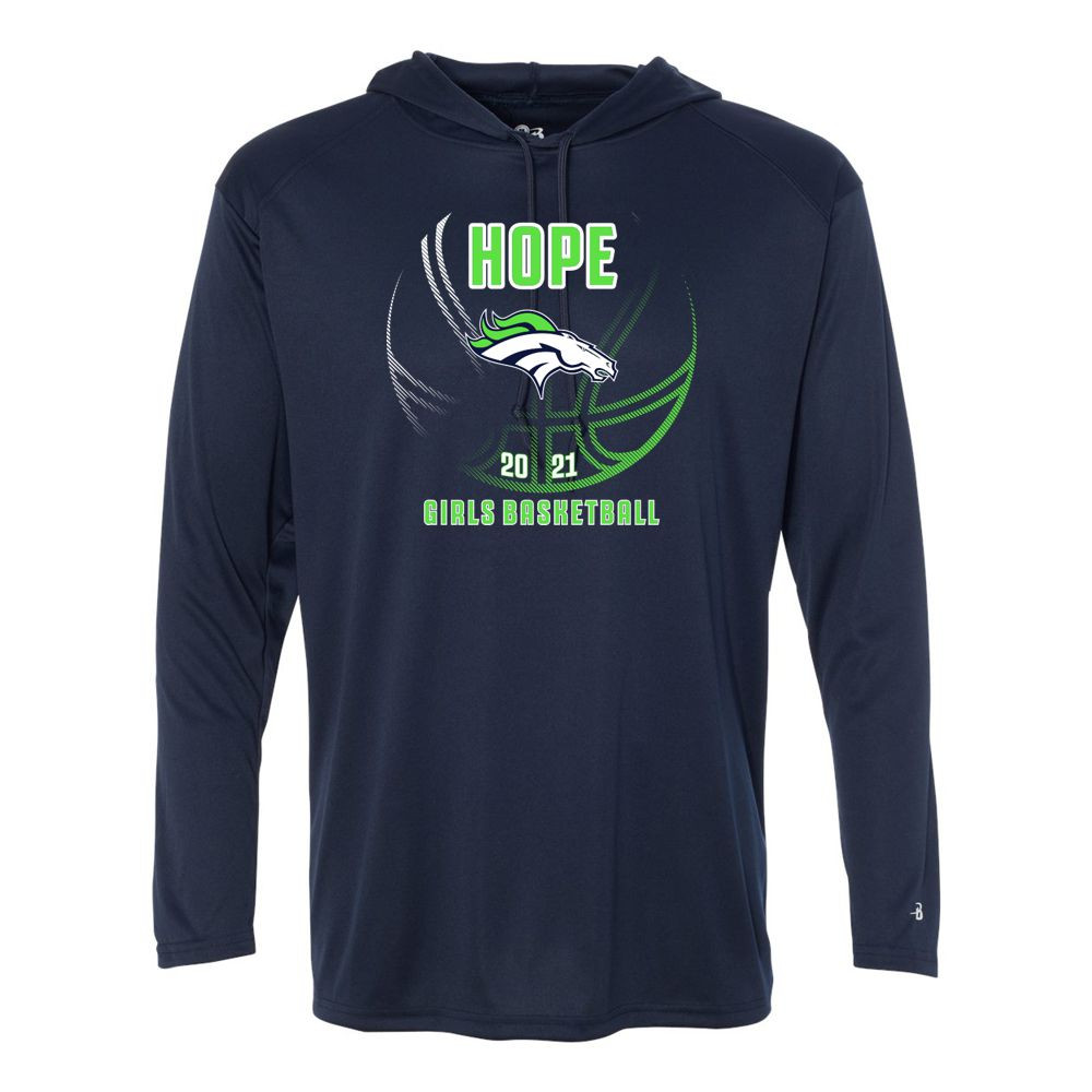 Hope Girls Basketball | Hooded Performance T-Shirt