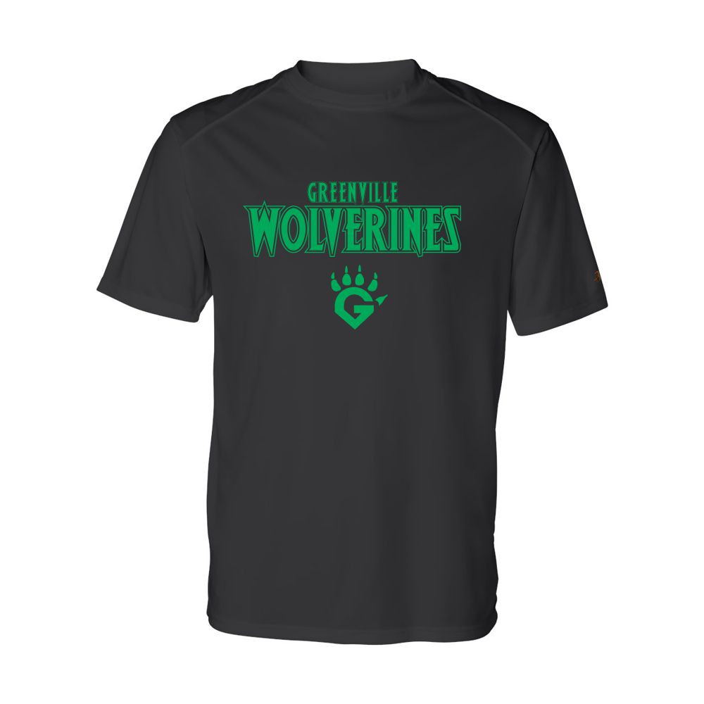 Greenville Wolverines | Performance Tee | Word Logo