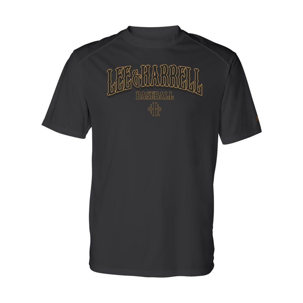 Lee & Harrell Baseball | Word Arch Logo | Short-Sleeve Performance Tee