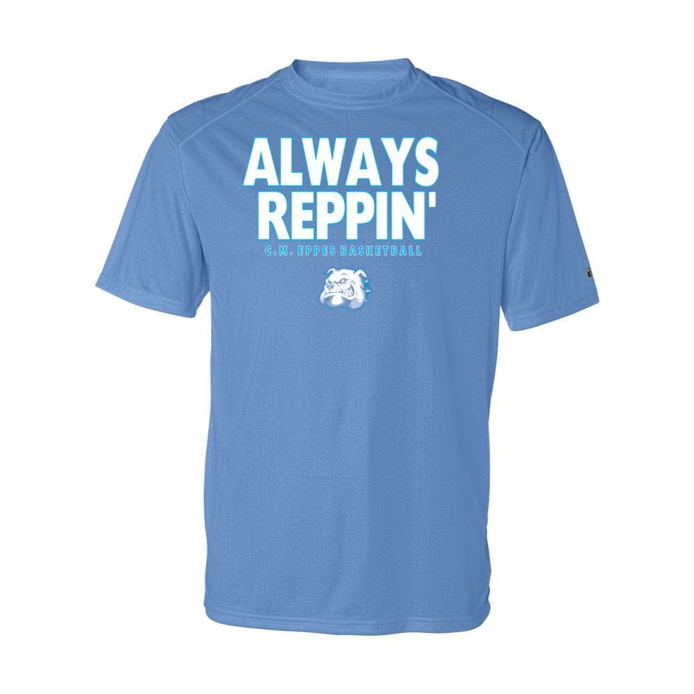 CM Eppes Basketball | Always Reppin' | Short-Sleeve Performance Tee