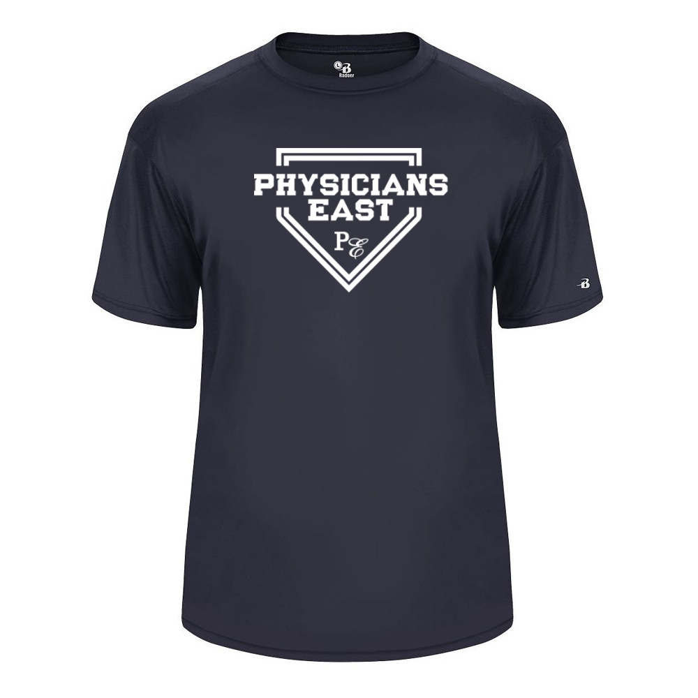 Physicians East Baseball | Plate Design | Performance Tee | 