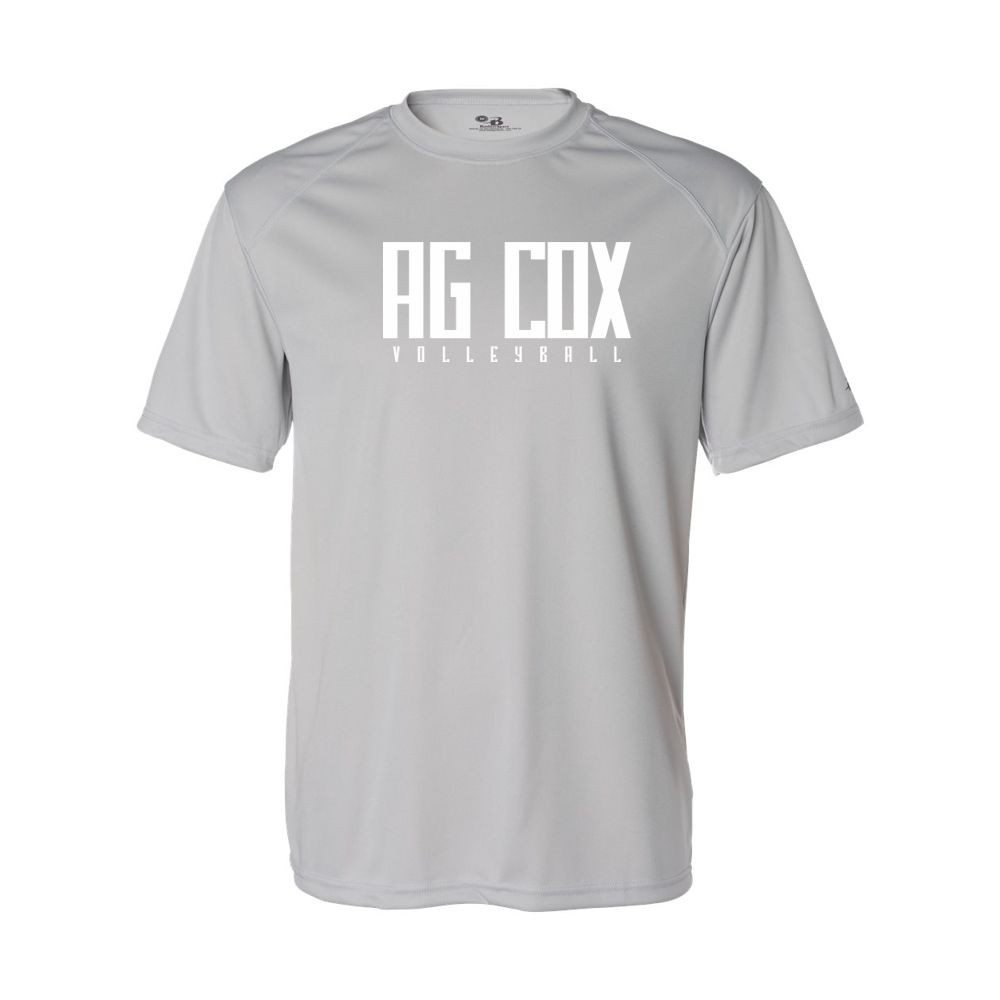 AG Cox Volleyball | Word Logo | Short-Sleeve Performance Tee | Multiple Colors