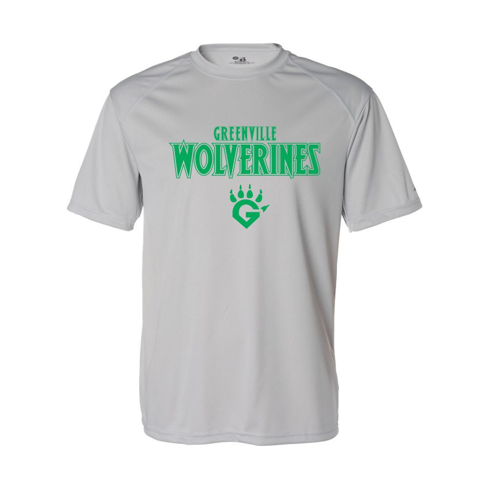 Greenville Wolverines | Performance Tee | Word Logo