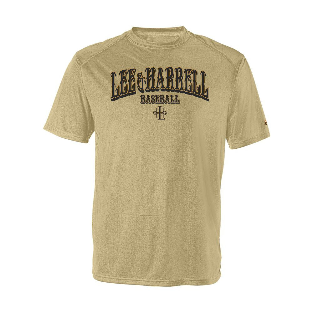 Lee & Harrell Baseball | Word Arch Logo | Short-Sleeve Performance Tee