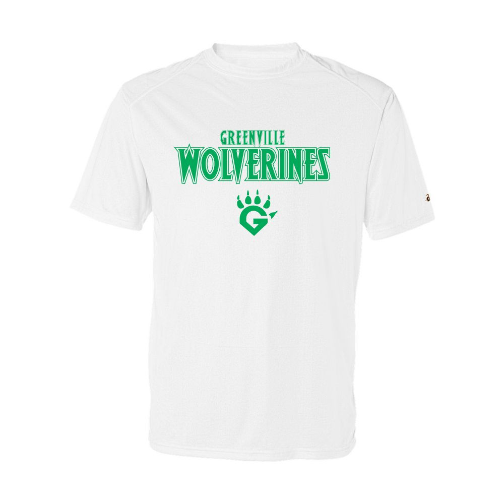Greenville Wolverines | Performance Tee | Word Logo