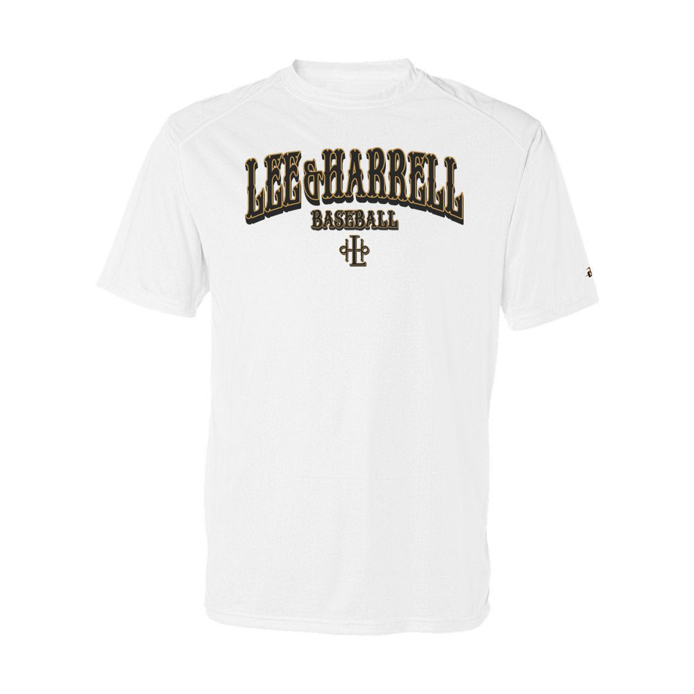 Lee & Harrell Baseball | Word Arch Logo | Short-Sleeve Performance Tee