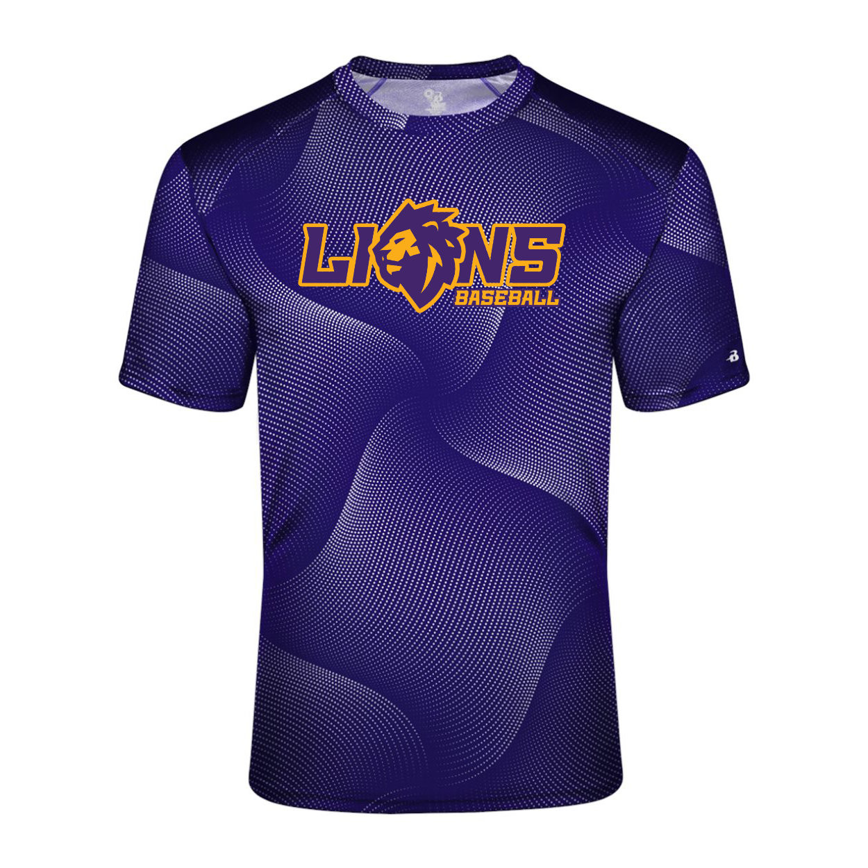 Lions Baseball | Lion Head Logo | Warp Tee