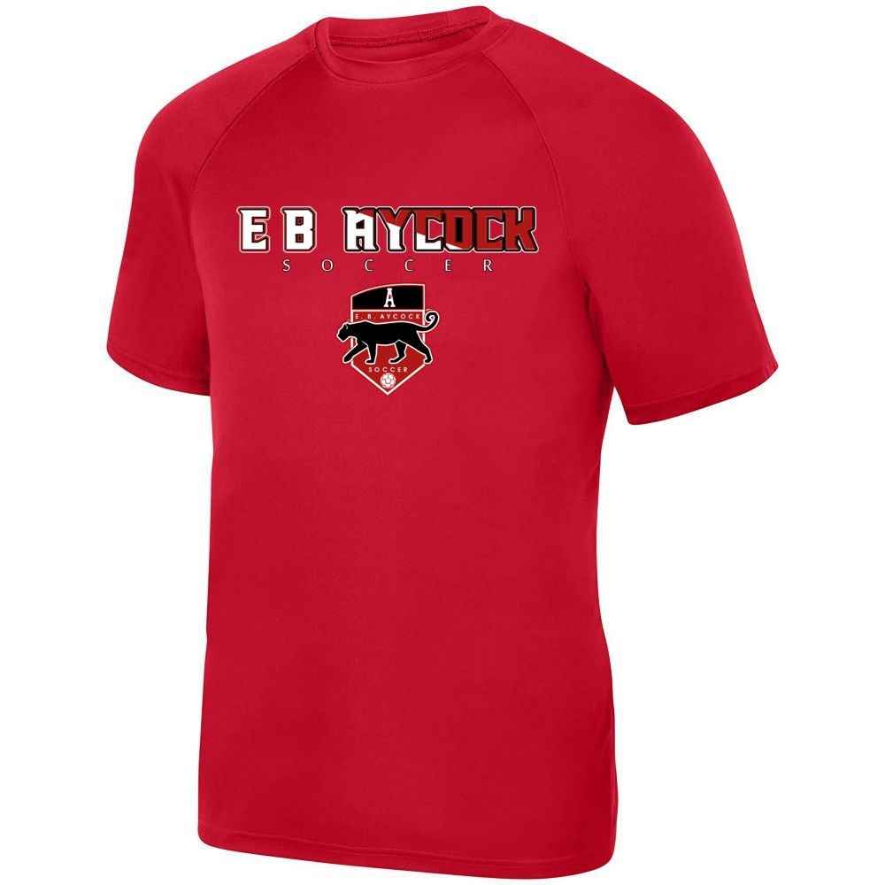 EB Aycock Soccer Basic Performance Tee | Name Logo | Multiple Colors