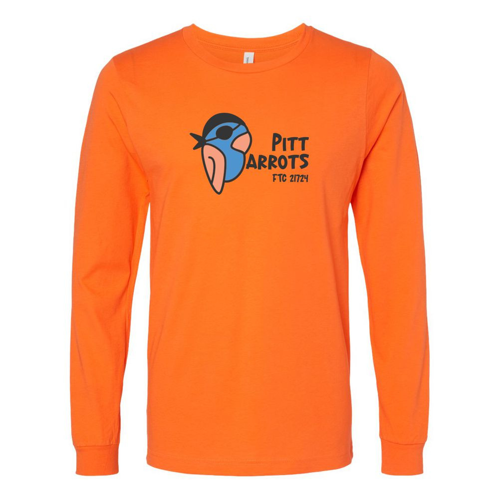Pitt Parrots |  Long-Sleeve Cotton Tee | Multiple Colors