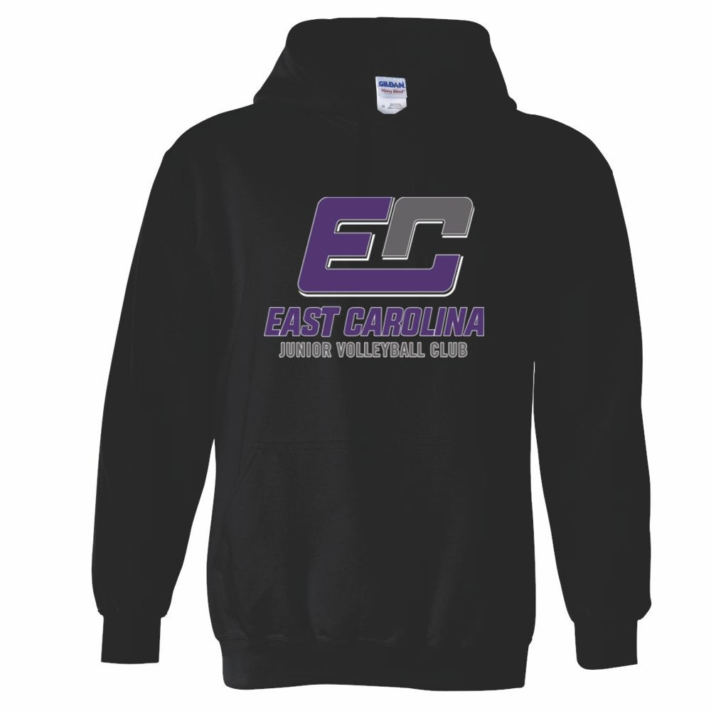 ECJVC Cotton Hooded Sweatshirt | Full Color Logo | Multiple Colors