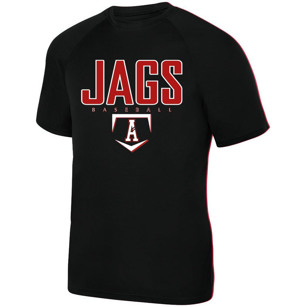 E B Aycock Baseball Short-Sleeve Performance Tee | Jags Logo | Multiple Colors