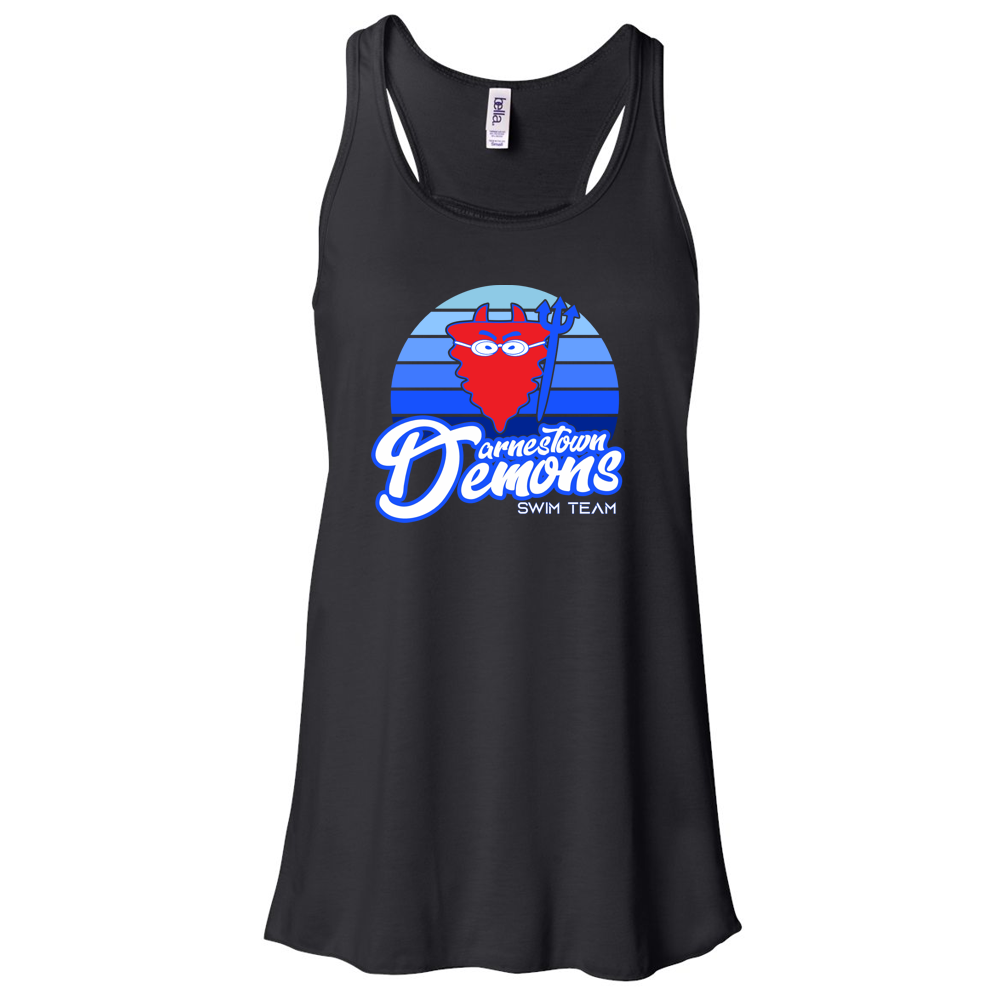 Darnestown Swim Team | Sunset Logo | Flowy Tank Top