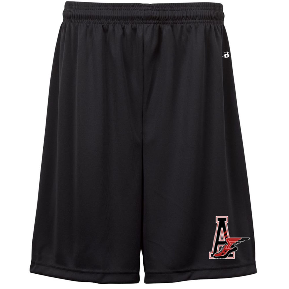 E B Aycock Track & Field / Cross Country Badger Black Solid Shorts