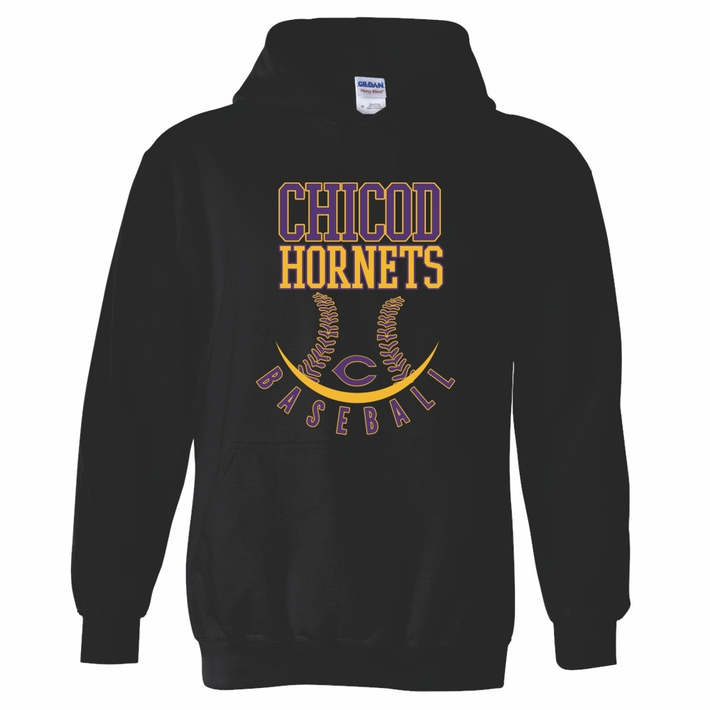 Chicod Baseball | Cotton Hooded Sweatshirt | Multiple Colors