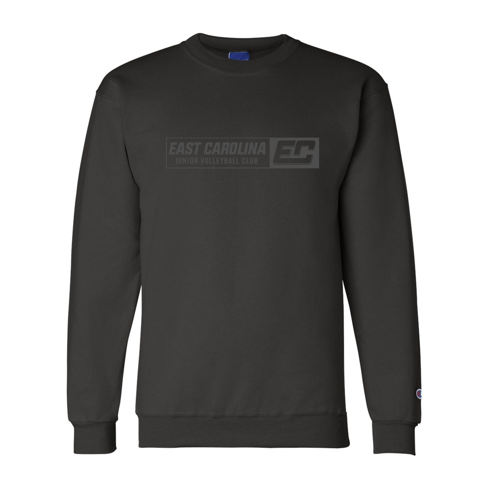 ECJVC | Black Logo | Champion - Powerblend® Crewneck Sweatshirt