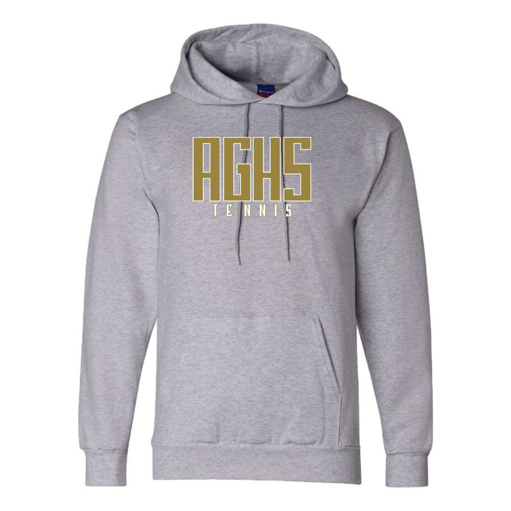 AGHS Tennis | Word Logo | Champion Powerblend® Hooded Sweatshirt