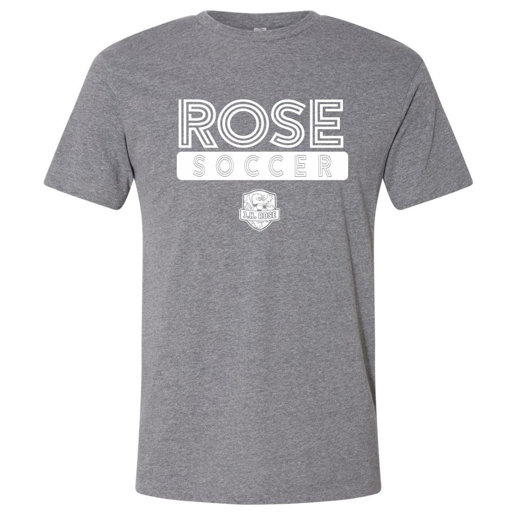 JH Rose Soccer Cotton Tee | 3 Line Logo | Multiple Colors