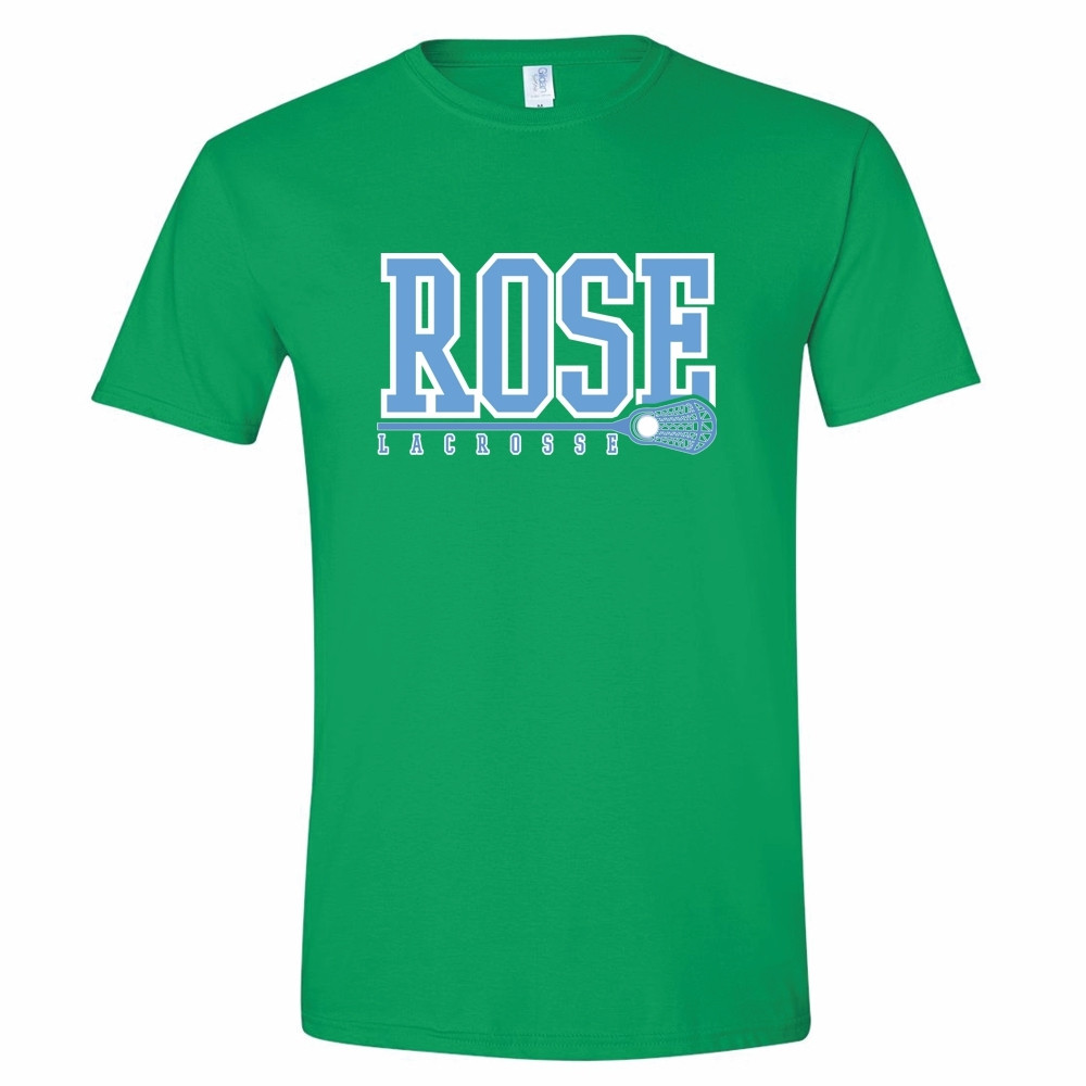 JH Rose Lacrosse Cotton Tee | Word Logo | Multiple Colors