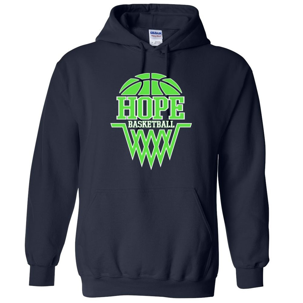 Hope Boys Basketball | Cotton Hooded Sweatshirt | Multiple Colors