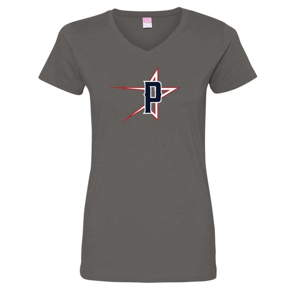 All American Prospects | Star Logo | Ladies V Neck T-Shirt | Multiple Colors