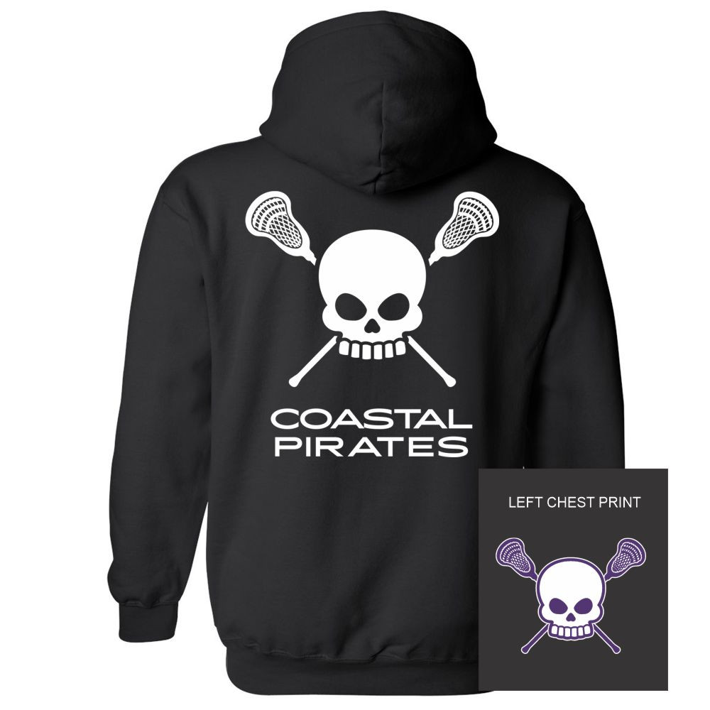 Coastal Pirates Lacrosse | Crewneck Sweatshirt