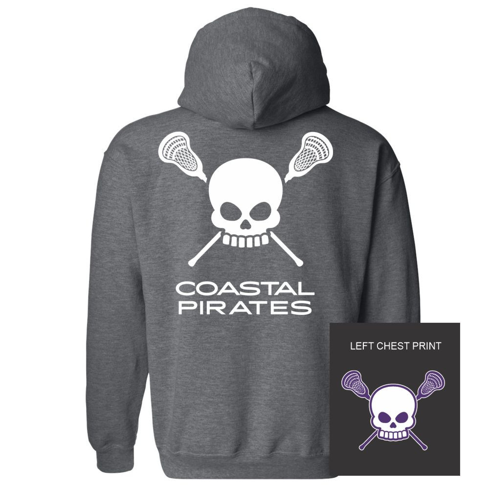 Coastal Pirates Lacrosse | Crewneck Sweatshirt