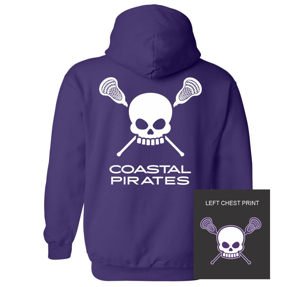 Coastal Pirates Lacrosse | Crewneck Sweatshirt