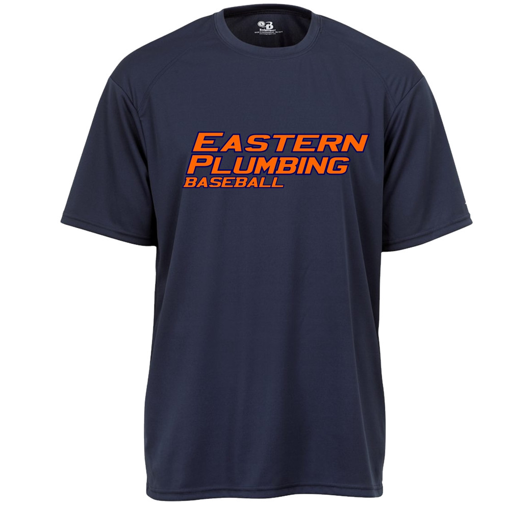 Eastern Plumbing Basic Performance Tee | Eastern Logo