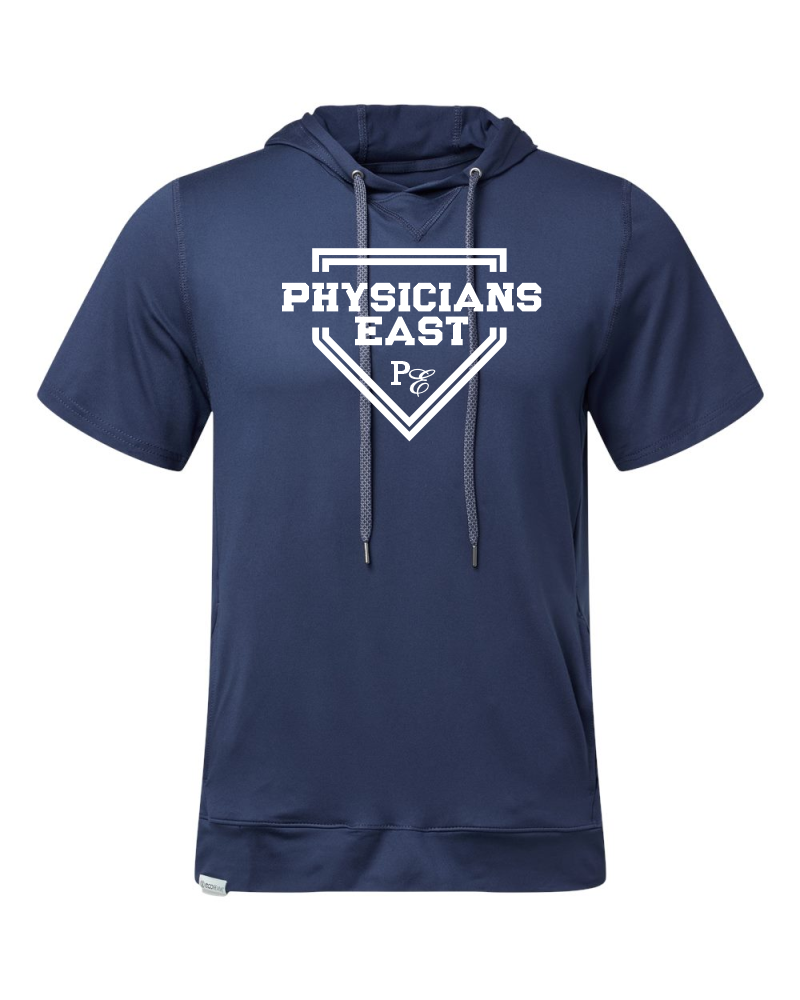 PE Baseball | Plate Logo | Ventura Soft Knit Short Sleeve Hoodie