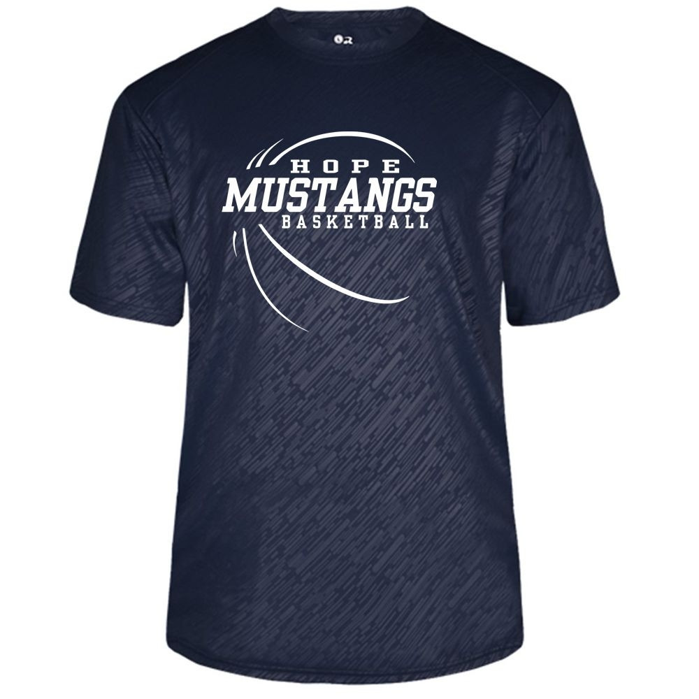 Hope Boys Basketball | Old School Logo |  Short-Sleeve Torpedo Performance Tee 