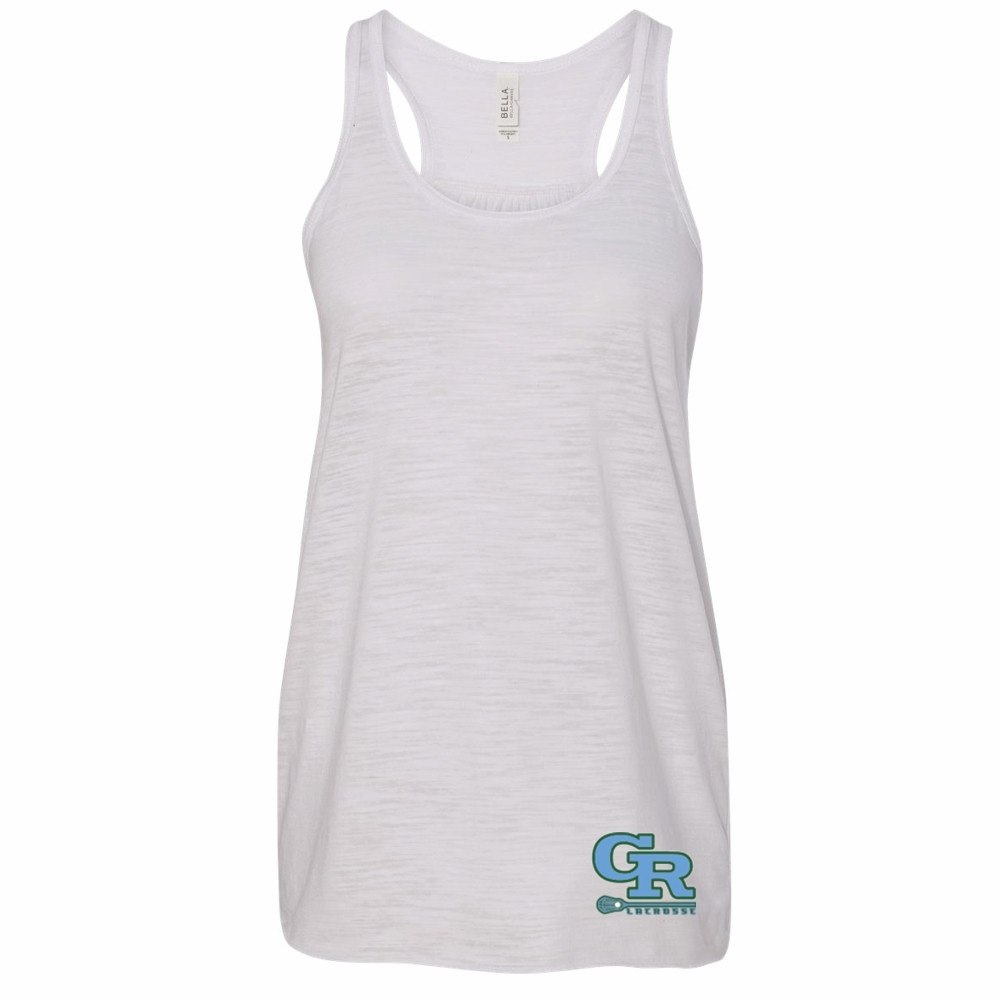 JH Rose Lacrosse Women's Flowy Racerback Tank | Small GR Logo | Multiple Colors