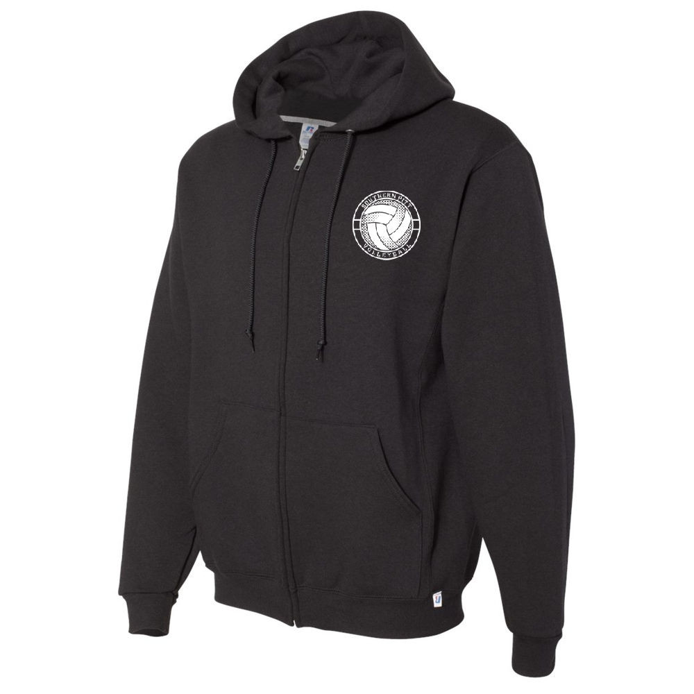 Southern Pitt Volleyball Cotton Full-Zip Sweatshirt