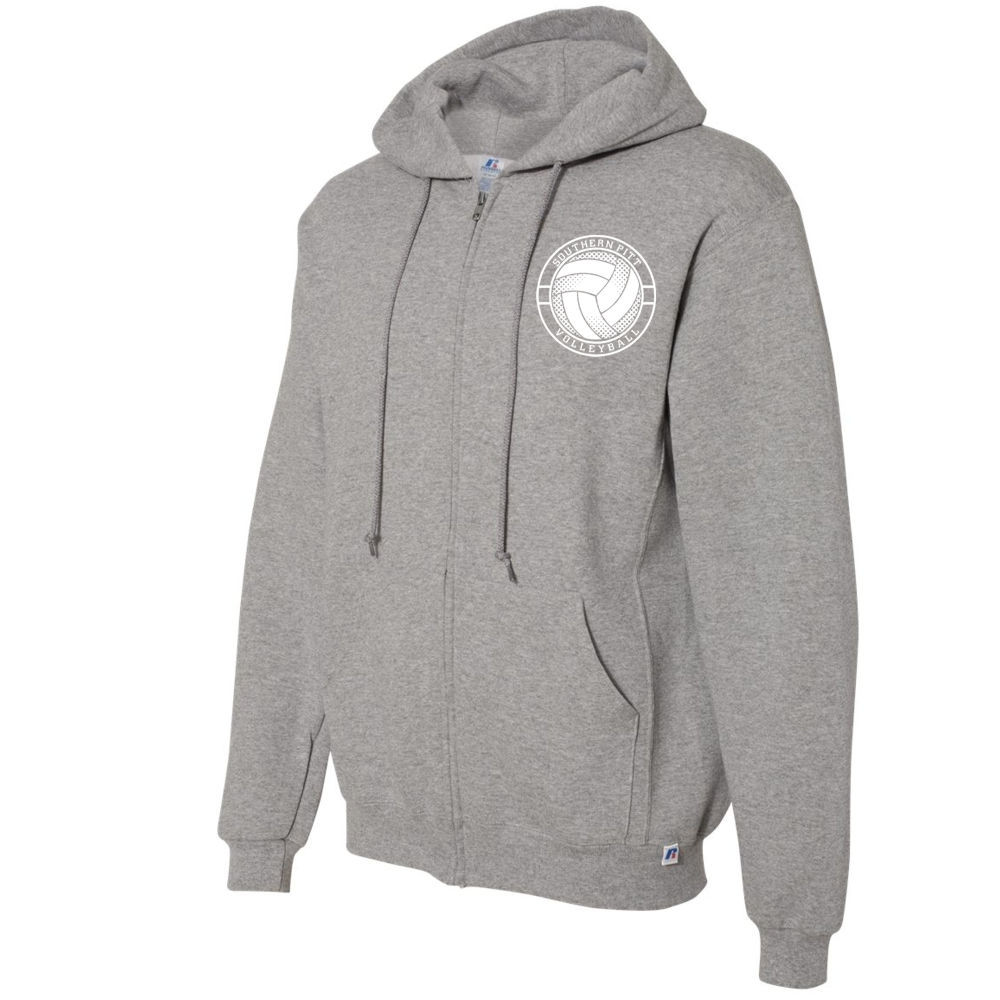 Southern Pitt Volleyball Cotton Full-Zip Sweatshirt