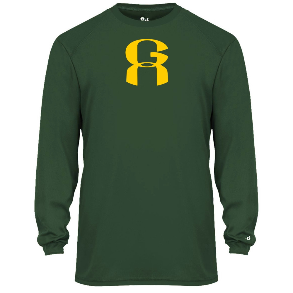 GA Long-Sleeve Performance Tee | Small Center GA Logo