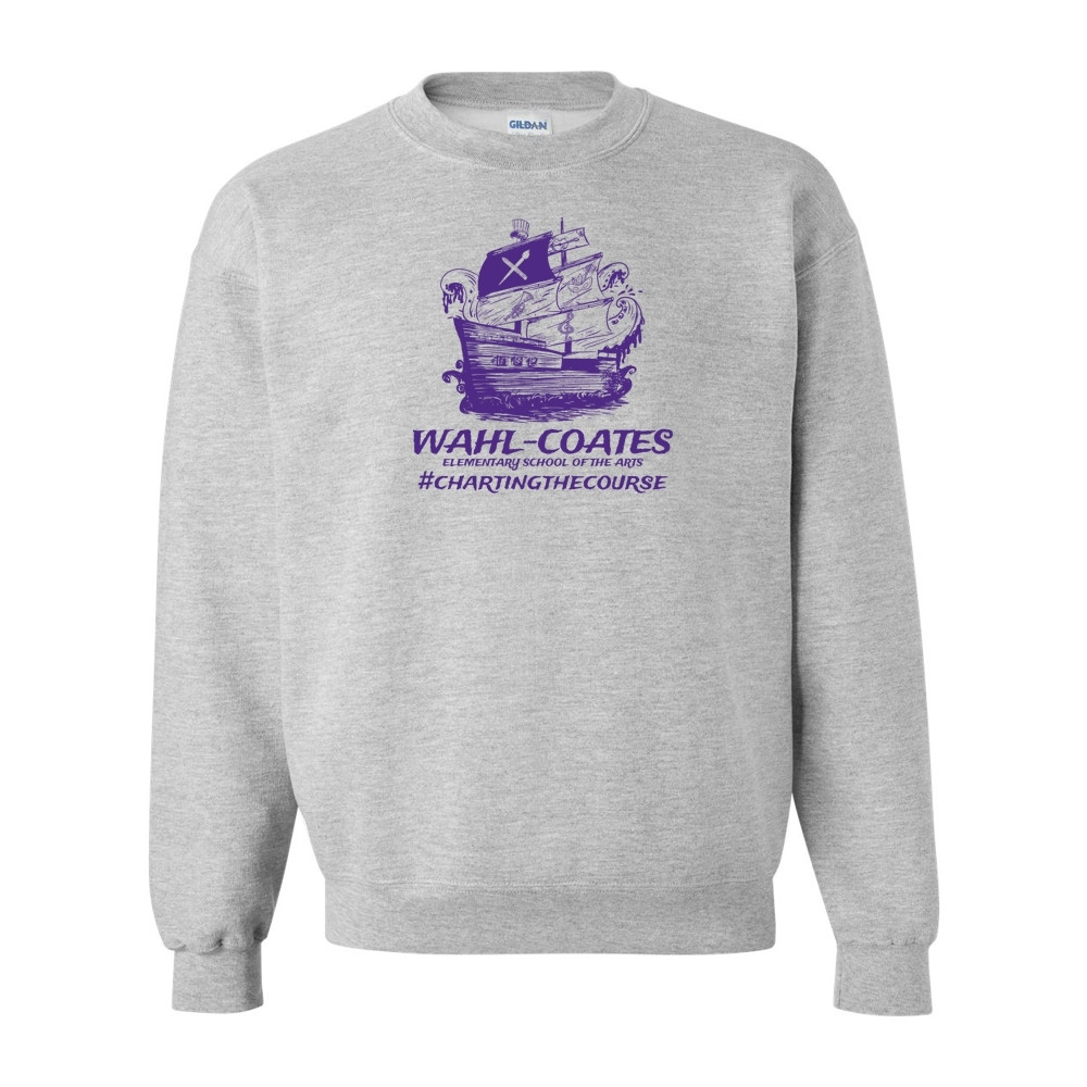 Wahl-Coates | Charting the Course | Cotton Crewneck Sweatshirt 