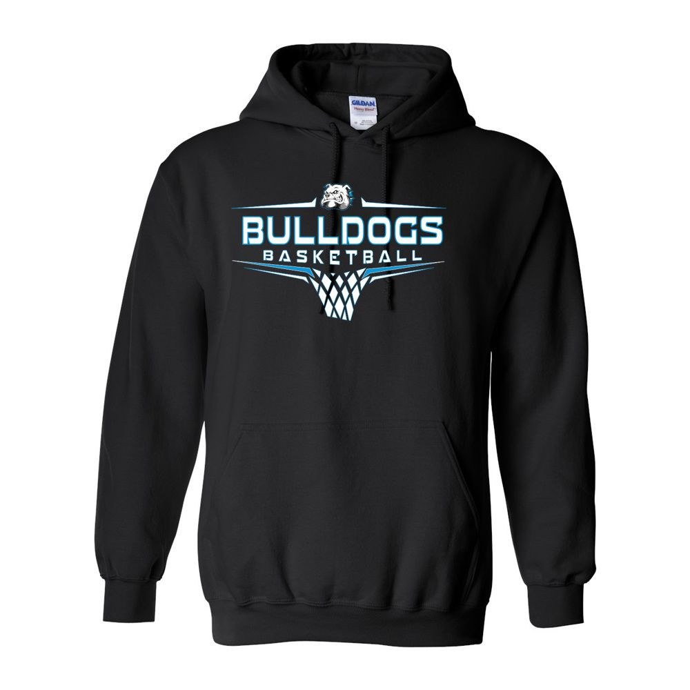 CM Eppes Basketball | Hoop Logo | Cotton Hooded Sweatshirt