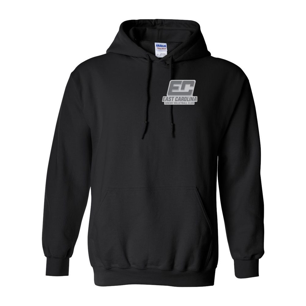ECJVC | EC Greys Logo | Cotton Hooded Sweatshirt