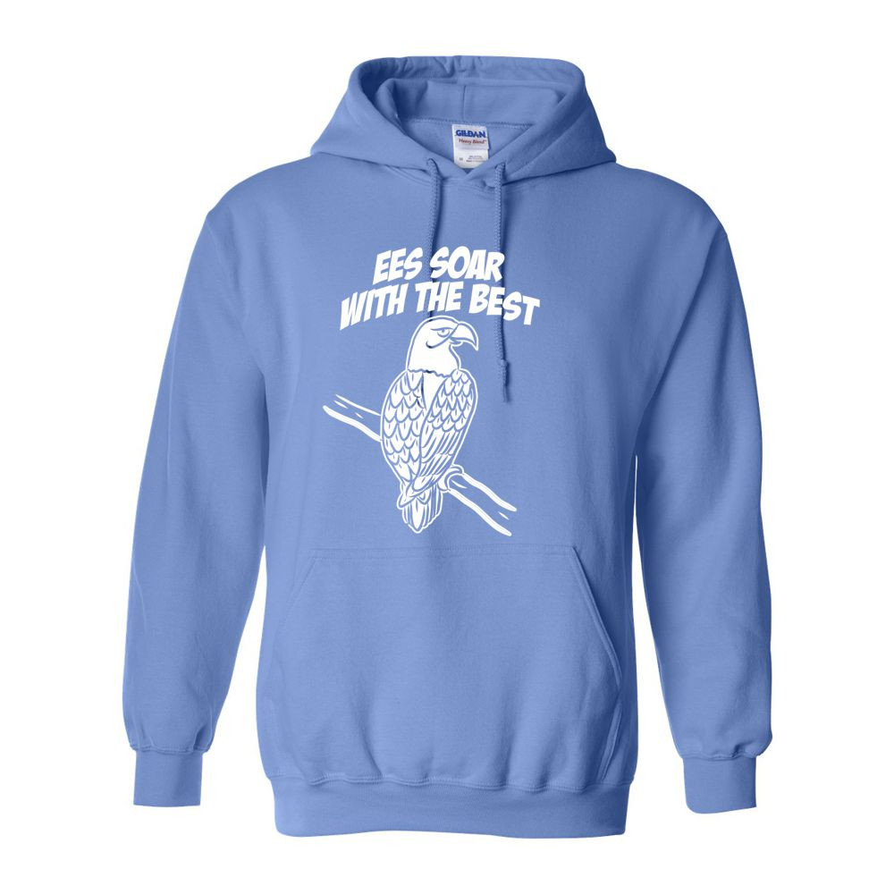 Soar With the Best | Eastern Elementary Cotton Hooded Sweatshirt | Multiple Colors