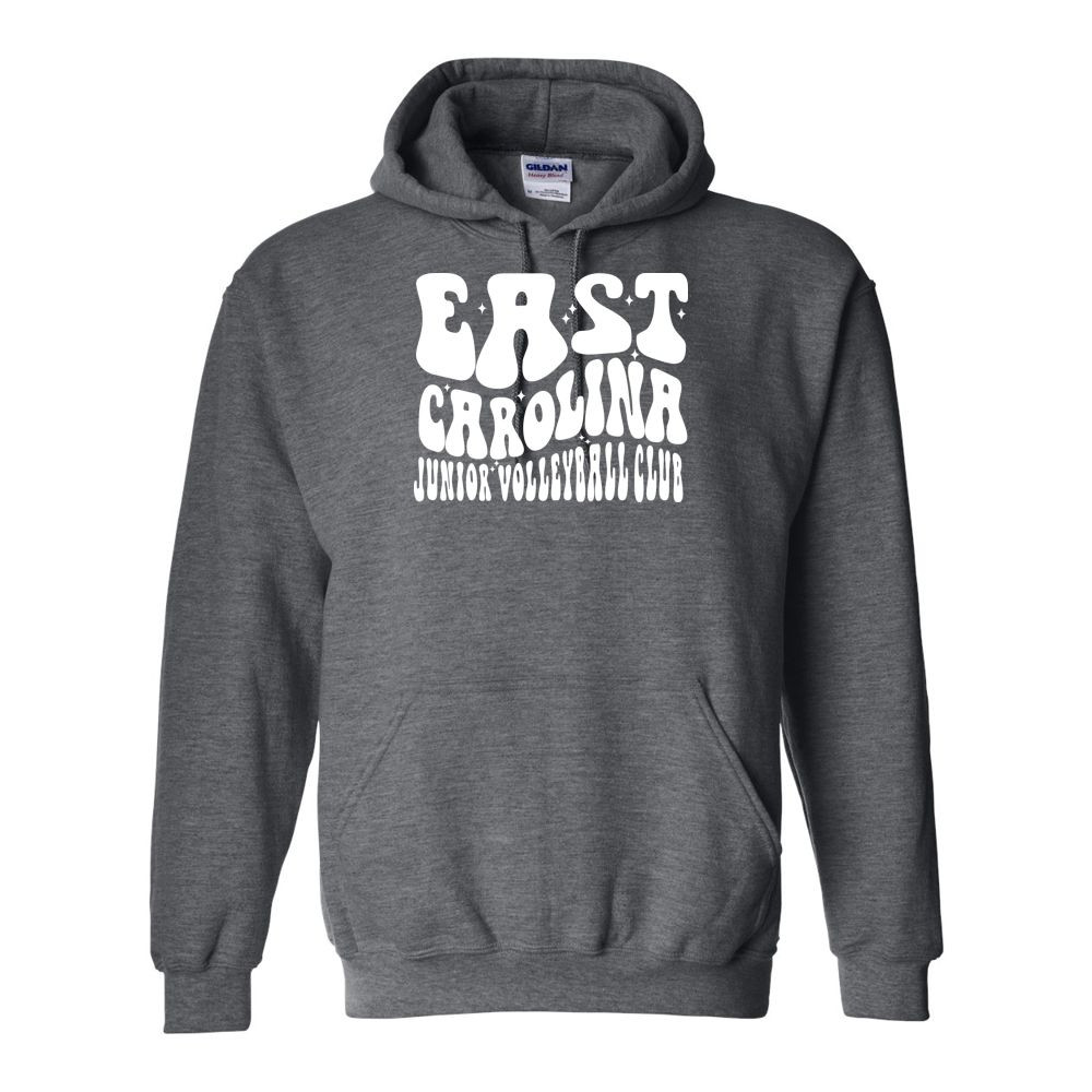 ECJVC | Bubble Letter Logo | Cotton Hooded Sweatshirt