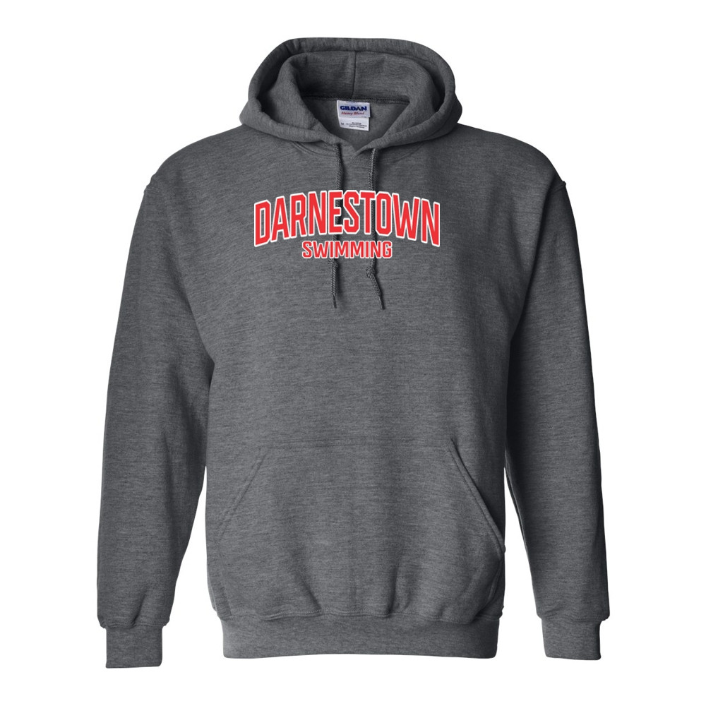 Darnestown Swim Team | Arch Logo | Cotton Hoodie