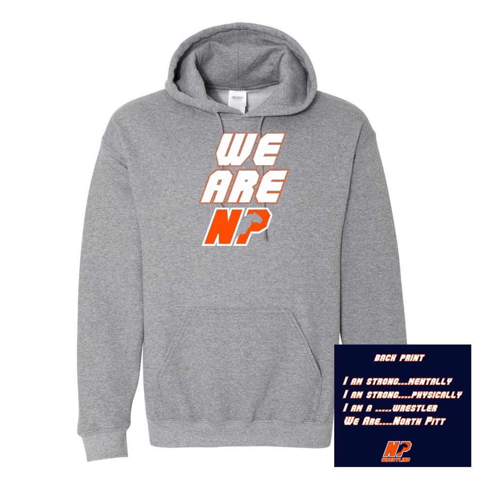 North Pitt Wrestling | We Are NP | Cotton Blend Hoodie