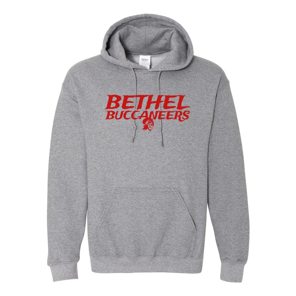 Bethel School | Bethel Trade Winds Logo |  Cotton Hooded Sweatshirt | Multiple Colors