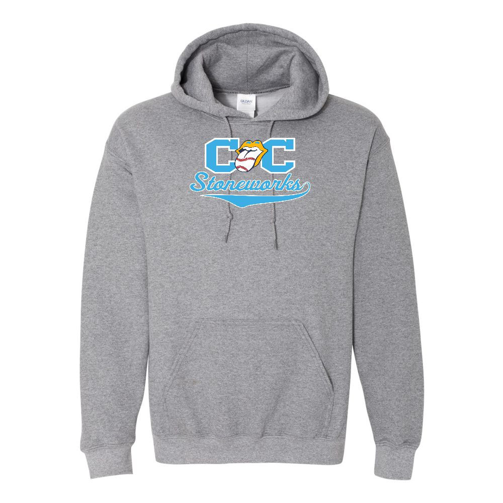 C&C Rolling Stone | Rolling C&C Design | Cotton Hooded Sweatshirt